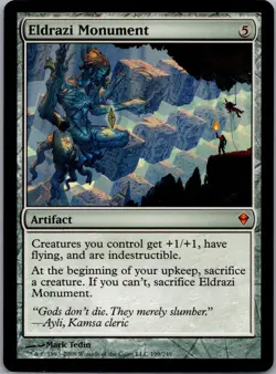Eldrazi Monument LP Zendikar 199 MTG Regular Mythic - Image 1