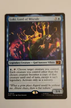 Loki, Lord of Misrule Commander: Marvel Super Heroes Regular Mythic - Image 1