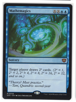MTG Mathemagics Secrets of Strixhaven SOS #58 mythic NM $SALE$! - Image 1