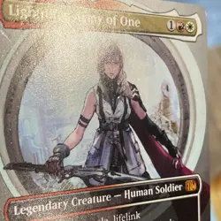 MTG Final Fantasy Lightning, Army of One Borderless Non-foil #320 LP - Image 3