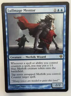 Lullmage Mentor 54 - R - Zendikar - Normal - MTG - LP - Image 1