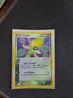 Pokemon TCG Dark Celebi EX Hidden Legends Holo Rare Card 4/101 - Image 1