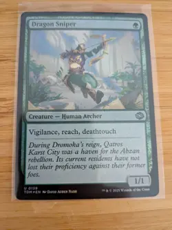 MTG Dragon Sniper (FOIL) 0139 Tarkir: Dragonstorm M/NM Free UK P&P - Image 1