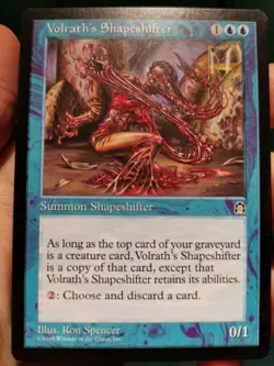 Volrath's Shapeshifter - NM - Stronghold - Reserved List - MtG - english - Image 1