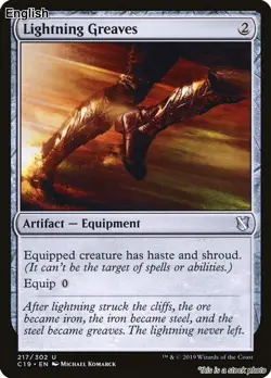 MTG Lightning Greaves [C19 - 217] NM - Image 1