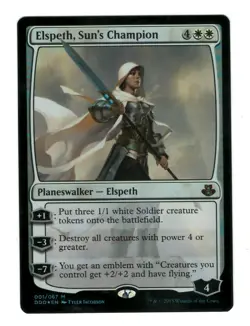 MTG Elspeth Suns Champion Duel Decks Elspeth vs Kiora Magic The Gathering TCG - Image 1