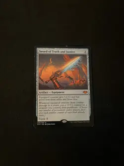 Sword of Truth and Justice [Modern Horizons] Light Play Regular MTG MAGIC CARDS - Image 1