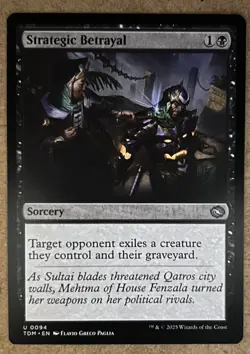 Strategic Betrayal - Tarkir: Dragonstorm - NM MTG - Image 1