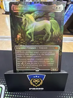 Emiel the Blessed LP Borderless FOIL Double Masters 338 MTG Magic the Gathering - Image 1