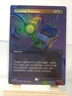 MTG Grasping Tentacles 0021 Foil (Borderless) Spider-Man: Eternal-Legal NM SPE - Image 1
