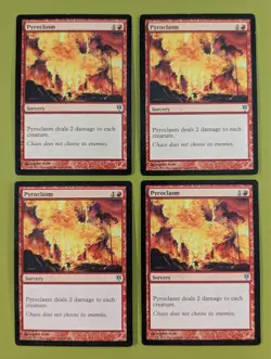 Pyroclasm x4 Sorin vs. Tibalt 4x Playset Magic the Gathering MTG - Image 1