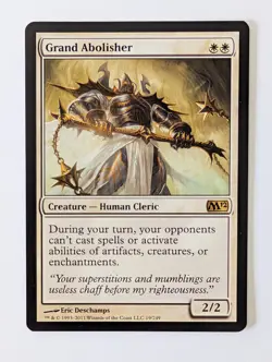 Grand Abolisher Magic 2012 M12 Core Set MTG Magic the Gathering NM Condition - Image 1