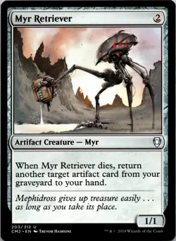 Myr Retriever 203 Uncommon Commander Anthology Volume II MTG NM - Image 1