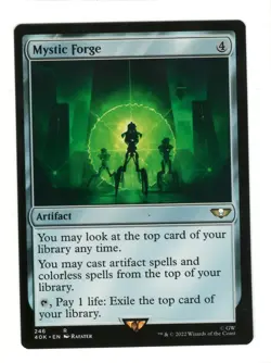 MTG Mystic Forge Universes Beyond Warhammer 40,000 Magic The Gathering TCG - Image 1