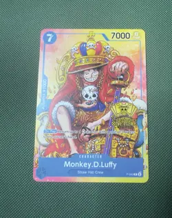 Monkey.D.Luffy 2nd Anniversary Stamped Promo P-043 NM - Image 1