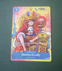 Monkey.D.Luffy 2nd Anniversary Stamped Promo P-043 NM - Image 2