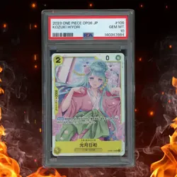 One Piece Japanese Wings Of The Captain Kozuki Hiyori PSA 10 #106 - Image 1