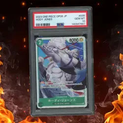 One Piece Japanese Wings Of The Captain Hody Jones PSA 10 #OP06-035 - Image 1