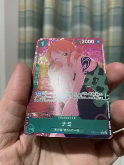 Nami (Alt Art) EB02-017 R Anime 25th Collection ONE PIECE Card Game Japanese NM! - Image 3