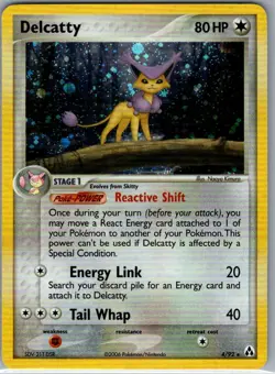 Delcatty 4/92 Holo Legend Maker - Pokemon Card - NM - Image 1