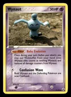Wynaut 71/92 Common Legend Maker Pokemon Card - Image 2