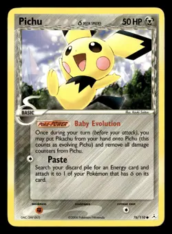 Pichu 76/110 Common Holon Phantoms Pokemon Card - 1 - Image 2