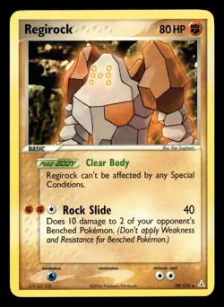 Regirock 28/110 Rare Holon Phantoms Pokemon Card - 2 - Image 2