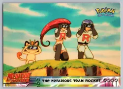 The Nefarious Team Rocket #12 Topps The First Movie Trading Cards Pokemon LP - Image 1