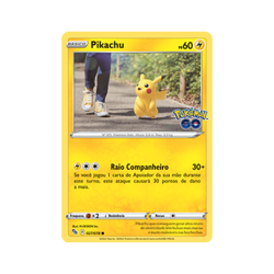 Card Pokemon Portuguese - Pikachu 027/078 Pokemon GO Low Pop - Image 1