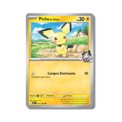 Card Pokemon Portuguese - Ethan's Pichu 071/182 Low P. Destined Rivals Authentic - Image 1