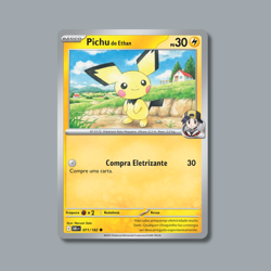 Card Pokemon Portuguese - Ethan's Pichu 071/182 Low P. Destined Rivals Authentic - Image 2