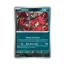 Card Pokemon Portuguese - Yveltal 035/064 - Shrouded Fable Ultra Rare Low Pop - Image 1