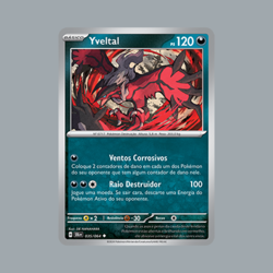 Card Pokemon Portuguese - Yveltal 035/064 - Shrouded Fable Ultra Rare Low Pop - Image 2