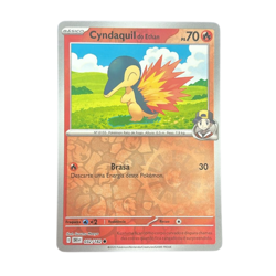 Card Pokemon Portuguese - Ethan's Cyndaquil Reverse 032/182 Destined Rivals - Image 1