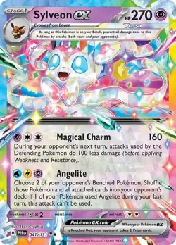 Sylveon ex 041/131 SV: Prismatic Evolutions Pokemon Card NM - Image 1