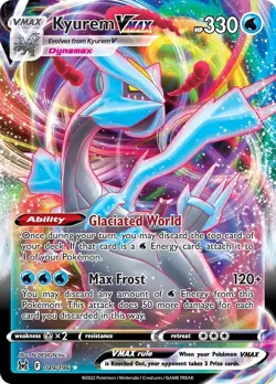 Kyurem VMAX 049/196 Lost Origin Pokemon Card NM - Image 1