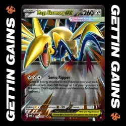 Mega Skarmory ex - 055/088 - Double Rare - Perfect Order - Pokemon Card - NM/M - Image 1