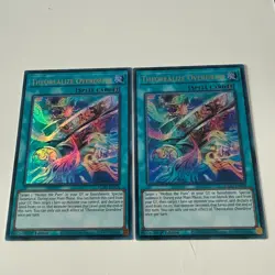Yu-Gi-Oh! Theorealize Overdrive BLGG-EN128 Ultra Rare Mint 1st Edition x2 - Image 1