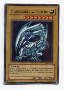 Yu-Gi-Oh! Light Played Blauaugiger Weißer Drache Ultra Rare SDK - Image 1