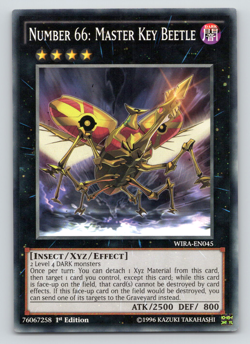 Number 66: Master Key Beetle - WIRA-EN045 - Common - 1st Edition Yugioh - Image 1
