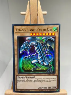Blue-Eyes White Dragon Ultra Rare 1st LCKC-IT001 / EN001 (Tablet Art) NM YuGiOh - Image 1