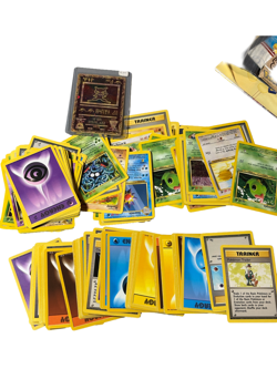 Gen 1 Pokemon Cards Lot, All My Old Cards. Some Holographic. Old Play Mats etc - Image 2