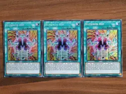 3x Yu-Gi-Oh! BLAR-DE027 Numeron Ruf Secret Rare, NM, DE 1st Ed - Image 1