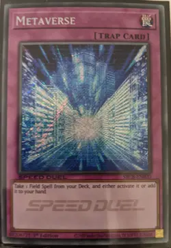 YuGiOh Metaverse Secret Rare 1st Edition SBCB-EN020 NM Speed Duel - Image 1