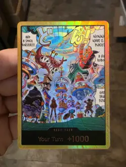 DON!! Card (Egghead) (Gold) DON!! The Azure Sea's Seven One Piece Near Mint - Image 1