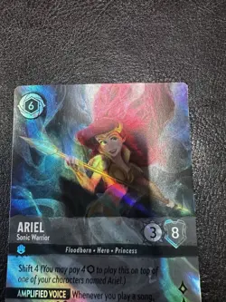 Disney Lorcana Ariel - Sonic Warrior Enchanted - Ursula’s Return - 220/204 - NM - Image 2