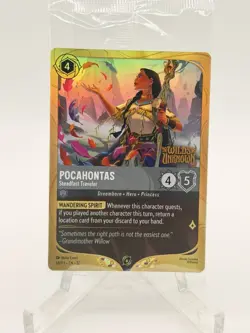 Pocahontas - Steadfast Traveler 48 Disney Lorcana Promo Cards Holo SEALED - Image 1