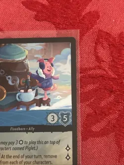 FOIL Disney Lorcana Winterspell - Piglet - Cocoa Maker - 147/204 - Rare FOIL - Image 2
