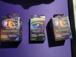 Disney - Lorcana Deck Elsa & Captain Hook Deck Boxes + Captain Hook Sleeves NEW - Image 2