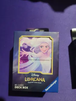 Disney - Lorcana Deck Elsa & Captain Hook Deck Boxes + Captain Hook Sleeves NEW - Image 3